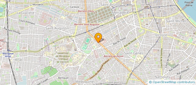 localisation de l'entreprise COVADEL  BORDEAUX