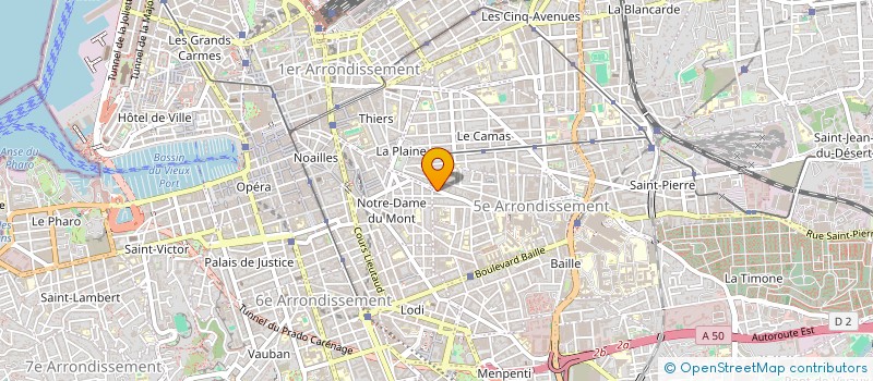 localisation de l'entreprise COVADIS CIE VENTE ACHAT DISTRI à MARSEILLE