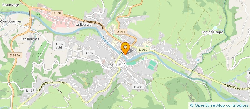 localisation de l'entreprise COVAL  ESPALION