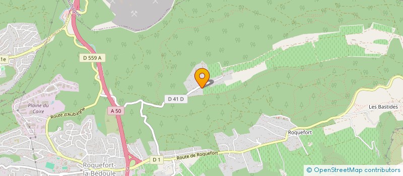 localisation de l'entreprise COVAL IMMOBILIER  ROQUEFORT-LA-BEDOULE