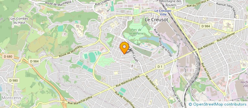 localisation de l'entreprise COVALEC à LE CREUSOT