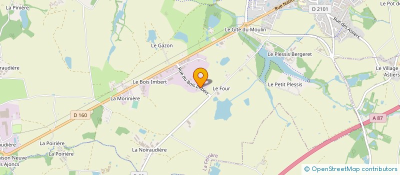 localisation de l'entreprise COVALOR à LA FERRIERE