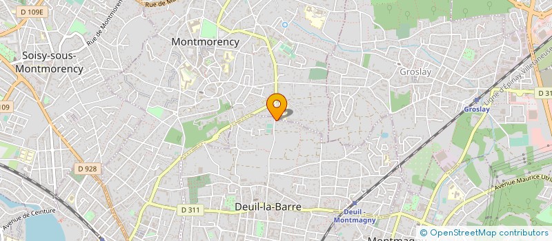 localisation de l'entreprise COVALOREM à DEUIL-LA-BARRE