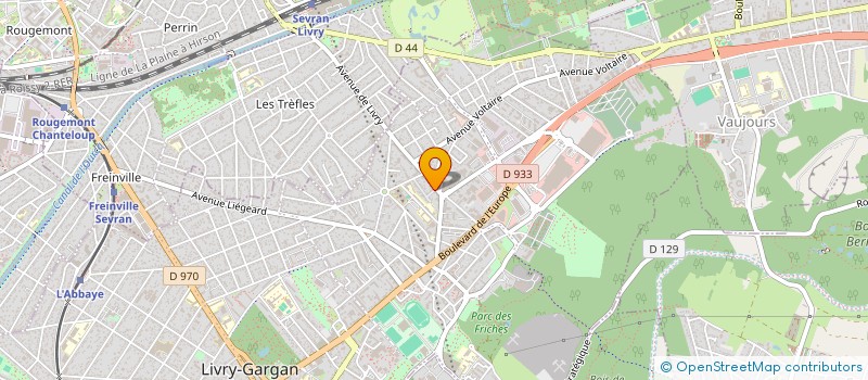 localisation de l'entreprise COVALPI à LIVRY-GARGAN