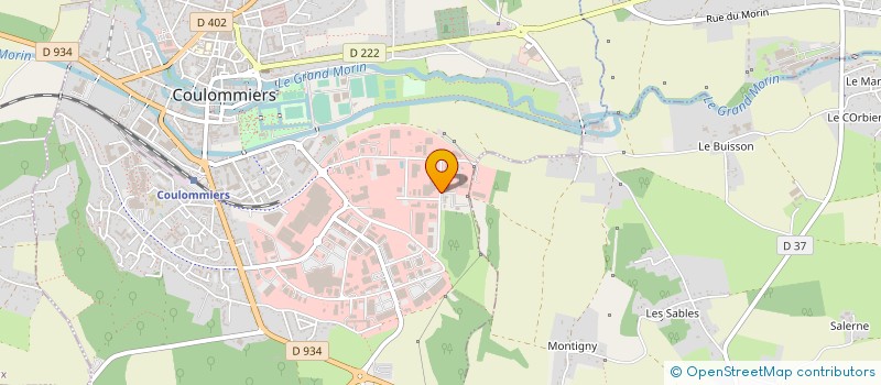 localisation de l'entreprise COVALTRI 77 à COULOMMIERS