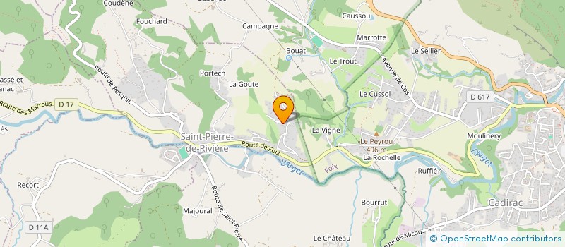 localisation de l'entreprise COVAMI à SAINT-PIERRE-DE-RIVIERE