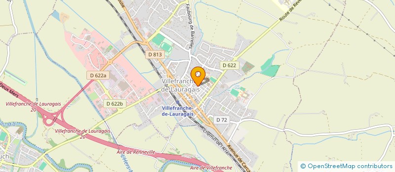 localisation de l'entreprise COVAPROJ à VILLEFRANCHE-DE-LAURAGAIS