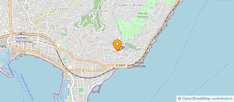 localisation de l'entreprise COVARIM CONSTRUC RENOVA IMMO à CANNES