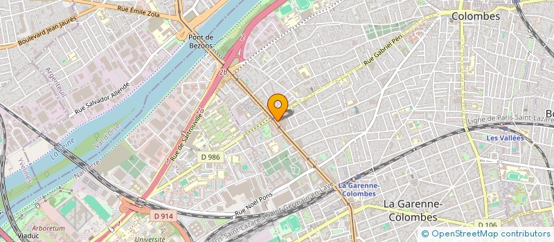 localisation de l'entreprise COVASCA à COLOMBES