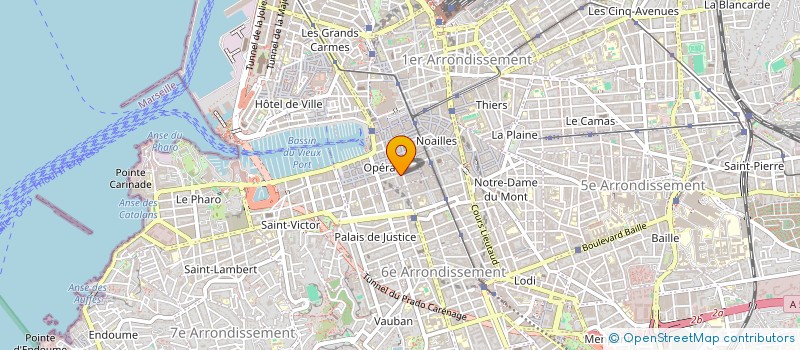 localisation de l'entreprise COVE à MARSEILLE