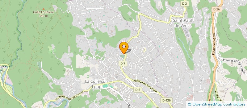 localisation de l'entreprise COVE DE VENCE  LA COLLE-SUR-LOUP