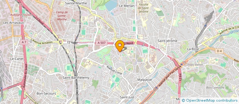 localisation de l'entreprise COVE DIEGO  MARSEILLE 13EME