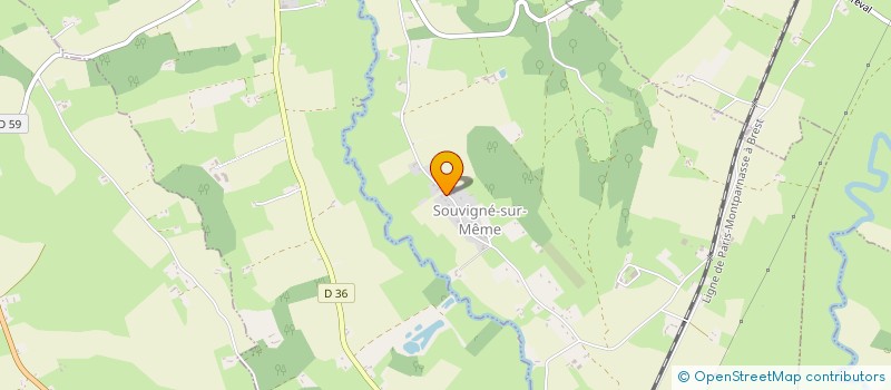 localisation de l'entreprise COVEDIA-DIAGNOSTIC TOITURES 72  SOUVIGNE SUR MEME