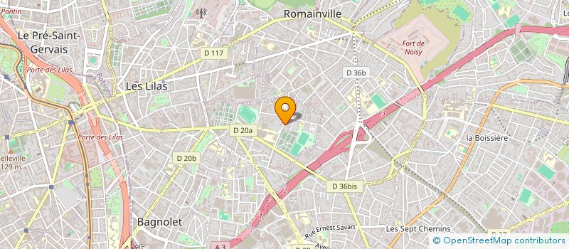 localisation de l'entreprise COVEEL à BAGNOLET