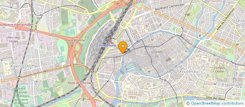 localisation de l'entreprise COVEHTAX à STRASBOURG
