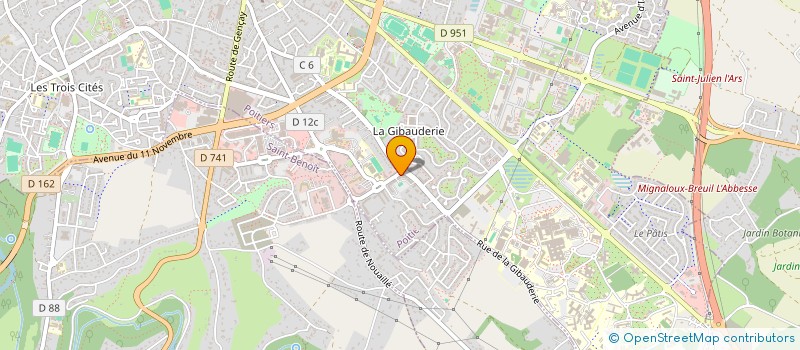 localisation de l'entreprise COVEJAC  BESANCON