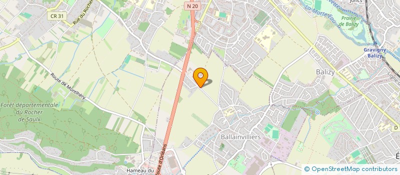 localisation de l'entreprise COVELIA à CHAMPLAN