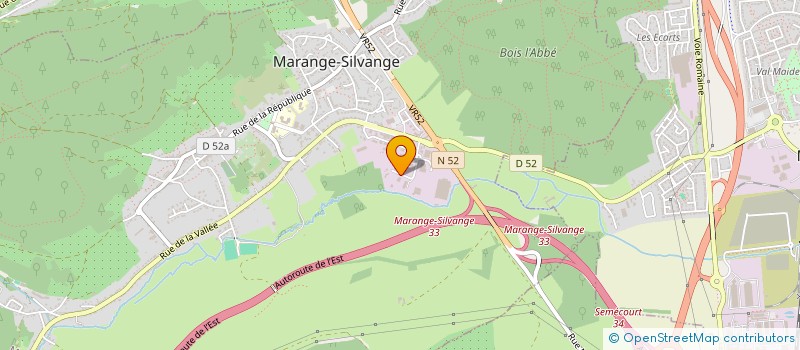 localisation de l'entreprise COVELUX à MARANGE-SILVANGE