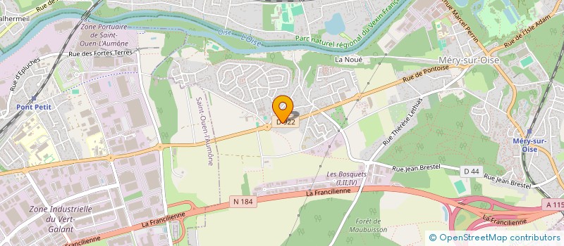 localisation de l'entreprise COVEMAT à MERY-SUR-OISE