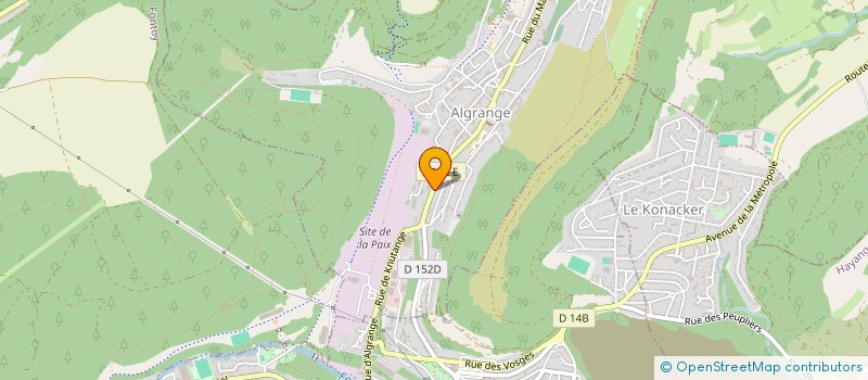 localisation de l'entreprise COVEMO à ALGRANGE