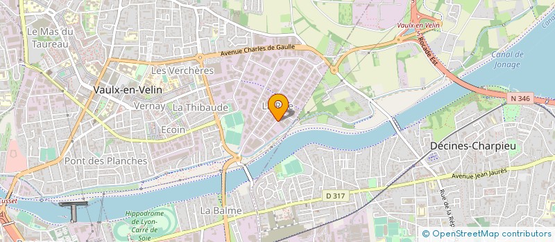 localisation de l'entreprise COVENANT SECURITE PRIVEE à VAULX-EN-VELIN