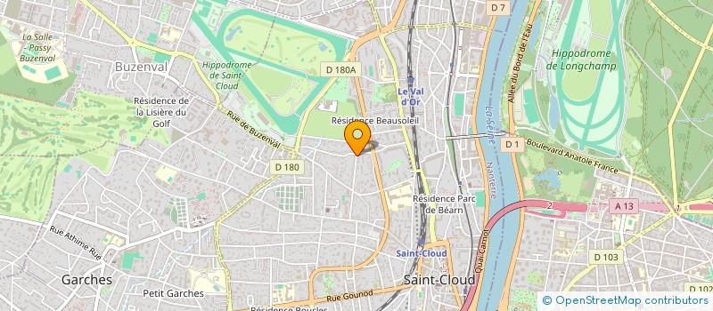 localisation de l'entreprise COVENTEAM  SAINT-CLOUD