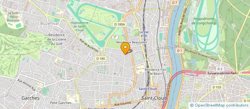 localisation de l'entreprise COVENTEAM HOLDING à SAINT-CLOUD
