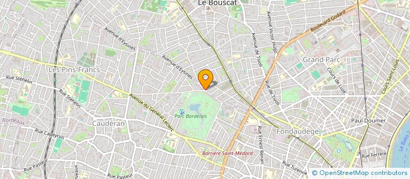 localisation de l'entreprise COVENTIS  LE BOUSCAT