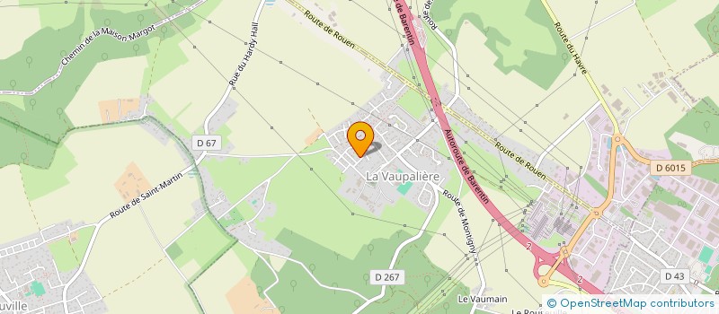 localisation de l'entreprise COVER AR  LA VAUPALIERE