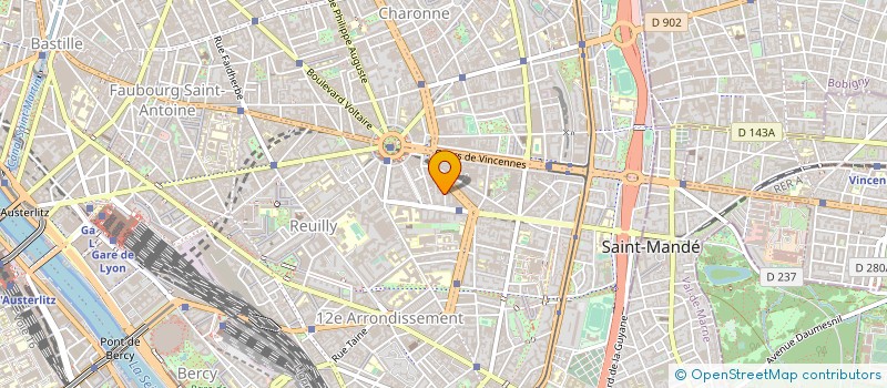 localisation de l'entreprise COVER GREEN à PARIS