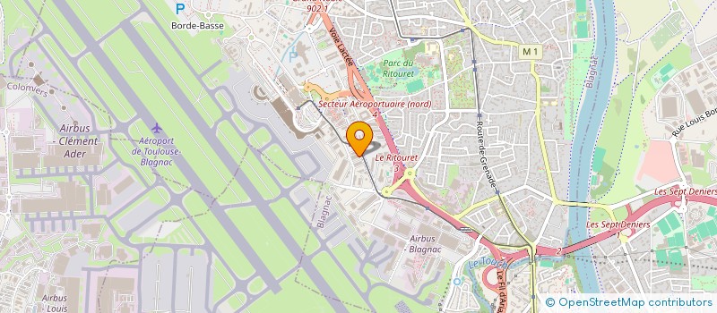 localisation de l'entreprise COVER INNOV  BLAGNAC