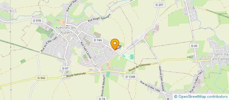 localisation de l'entreprise COVER RANGERS  AVESNES-LES-AUBERT