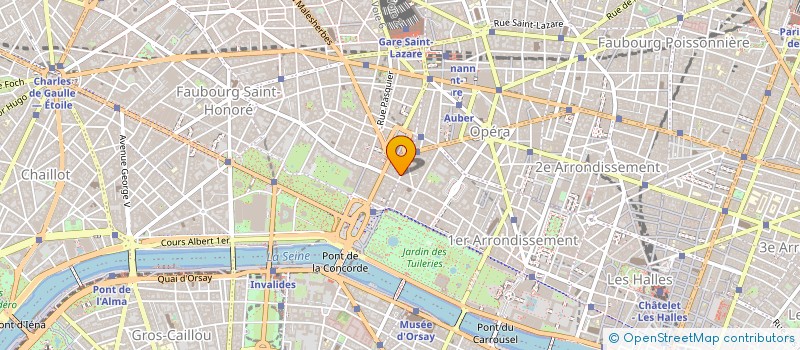 localisation de l'entreprise COVER SA à PARIS