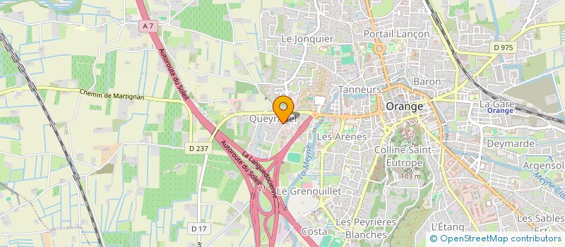 localisation de l'entreprise COVER SHOP PROJECT  ORANGE