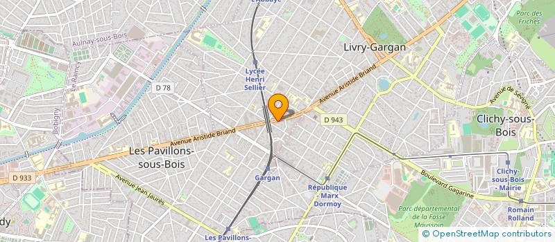 localisation de l'entreprise COVERAGE PROS  LES PAVILLONS-SOUS-BOIS