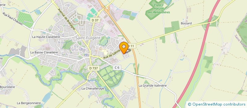 localisation de l'entreprise COVERAMAT PRODUCTION  SAINT-FULGENT