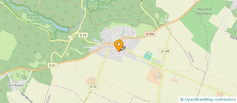 localisation de l'entreprise COVERBAND78720  CERNAY-LA-VILLE