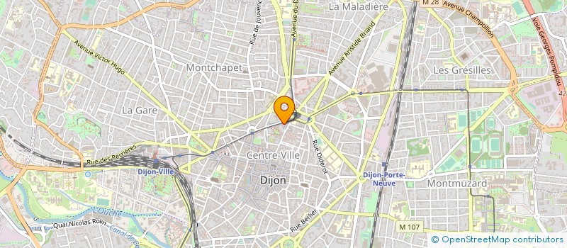 localisation de l'entreprise COVERCOM à DIJON