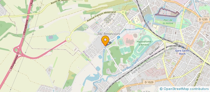localisation de l'entreprise COVERGLASS à AMIENS
