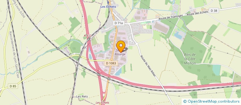 localisation de l'entreprise COVERGUARD LOGISTICS à MIONNAY