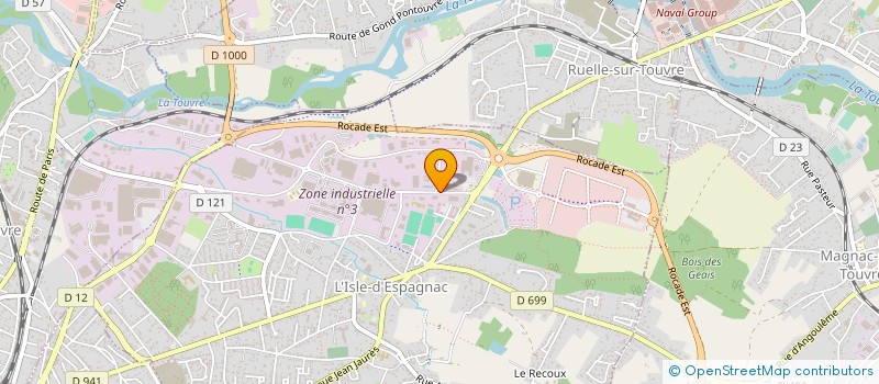 localisation de l'entreprise COVERIS FLEXIBLES (ANGOULEME) FRANCE  MONTFAUCON-EN-VELAY