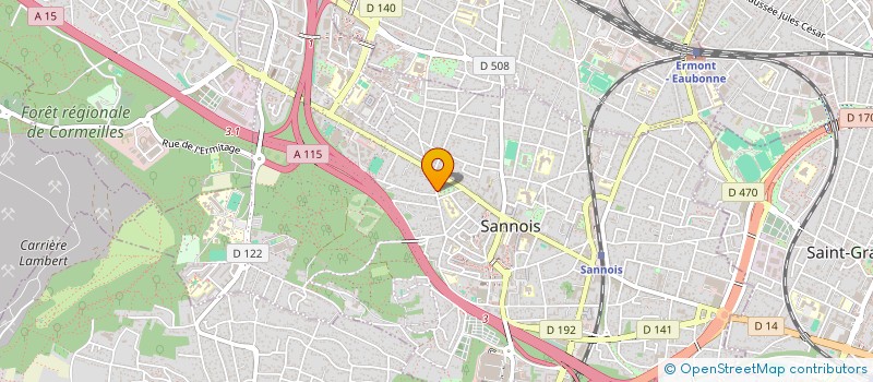 localisation de l'entreprise COVERLAN  SANNOIS