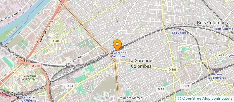 localisation de l'entreprise COVERMO à LA GARENNE-COLOMBES