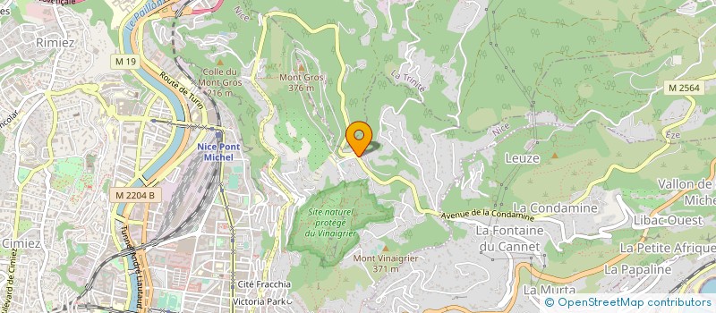 localisation de l'entreprise COVERPLA à NICE