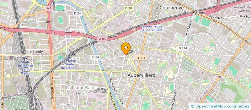 localisation de l'entreprise COVERS AND DREAMS  AUBERVILLIERS