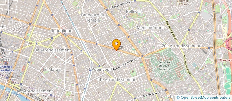 localisation de l'entreprise COVERSTEEL à PARIS