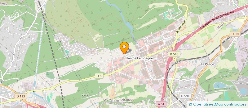 localisation de l'entreprise COVERY FRANCE à LES PENNES-MIRABEAU
