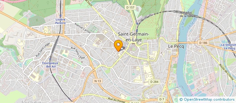 localisation de l'entreprise COVEST 7 à SAINT-GERMAIN-EN-LAYE