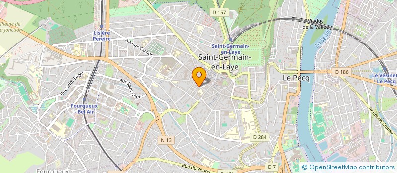 localisation de l'entreprise COVEST 8 à SAINT-GERMAIN-EN-LAYE