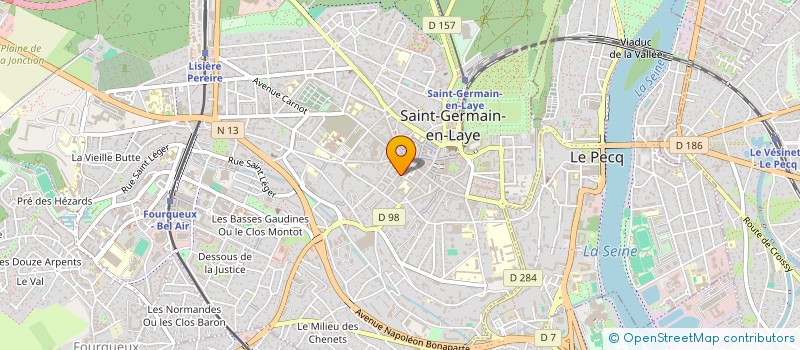 localisation de l'entreprise COVEST F2 à SAINT-GERMAIN-EN-LAYE